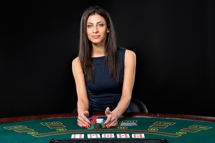 Studio No Commission Baccarat live-dealer di platform ome toto dengan dealer profesional
